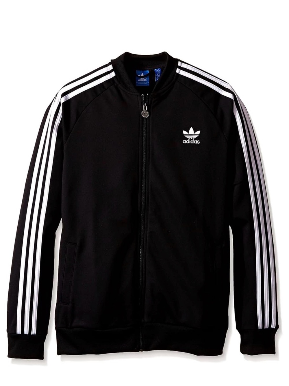 ADIDAS Black zip up sweater boys XL women’s small